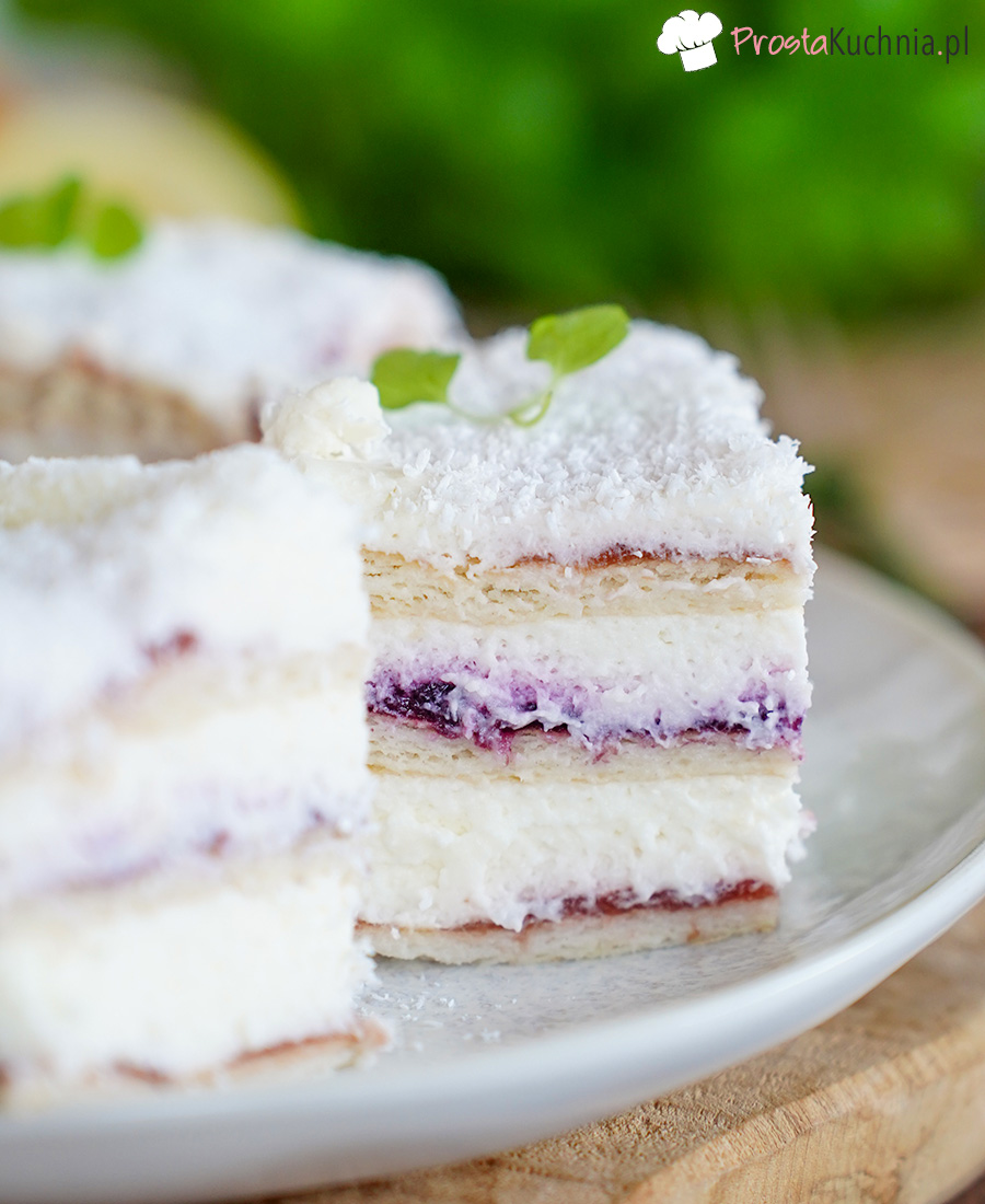 Ciasto porzeczkowa chmurka bez pieczenia