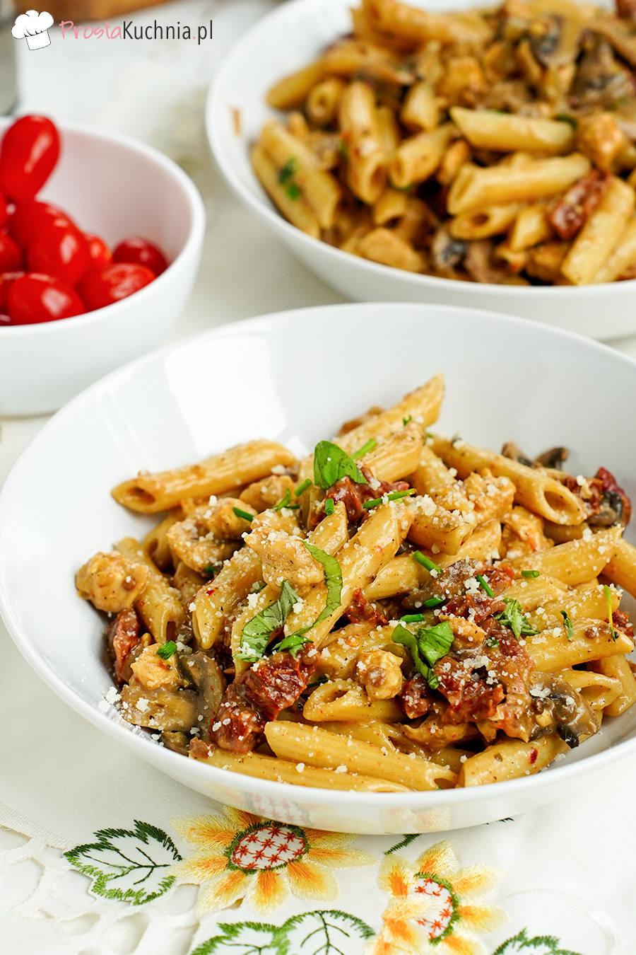 makaron z kurczakiem przepis